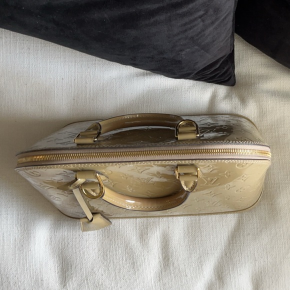 Louis Vuitton Alma PM Dune Monogram Embossed Vernis Patent Leather - Picture 8 of 16